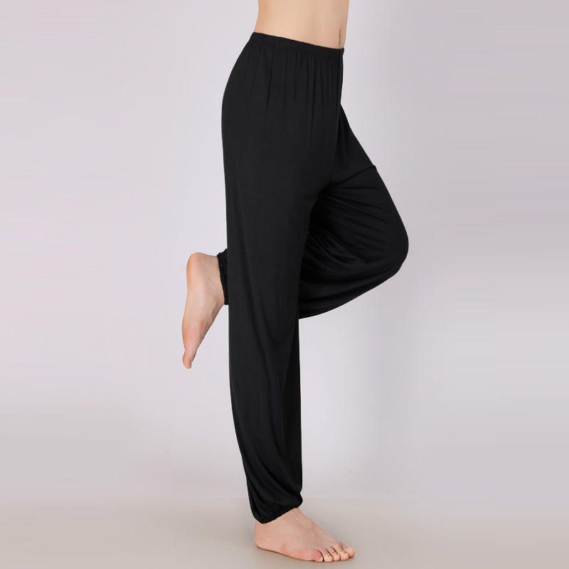 Modal Taiji Yoga Pants Unisex Loose Jogger Casual Pantalones De Chándal Transpirables