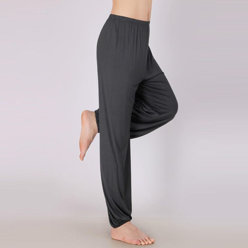 Modal Taiji Yoga Pants Unisex Loose Jogger Casual Pantalones De Chándal Transpirables