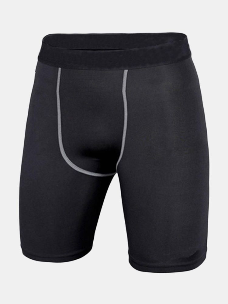 Pantalones Cortos Deportivos Ajustados Para Hombre Pantalones Delgados De Entrenamiento Físico