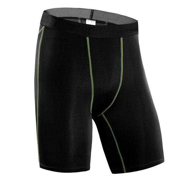 Pantalones Cortos Deportivos Ajustados Pro Para Hombre Pantalones Cortos Elásticos Transpirables De Secado Rápido Fitness Running