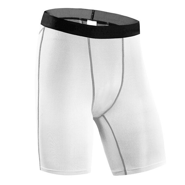 Pantalones Cortos Deportivos Ajustados Pro Para Hombre Pantalones Cortos Elásticos Transpirables De Secado Rápido Fitness Running