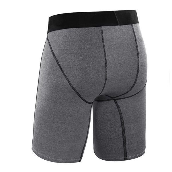 Pantalones Cortos Deportivos Ajustados Pro Para Hombre Pantalones Cortos Elásticos Transpirables De Secado Rápido Fitness Running