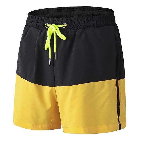 Pantalones Cortos Deportivos Informales De Entrenamiento Para Correr Para Hombres Cordón Elástico Transpirable Suelto Cintura Elástica Secado Rápido Jo