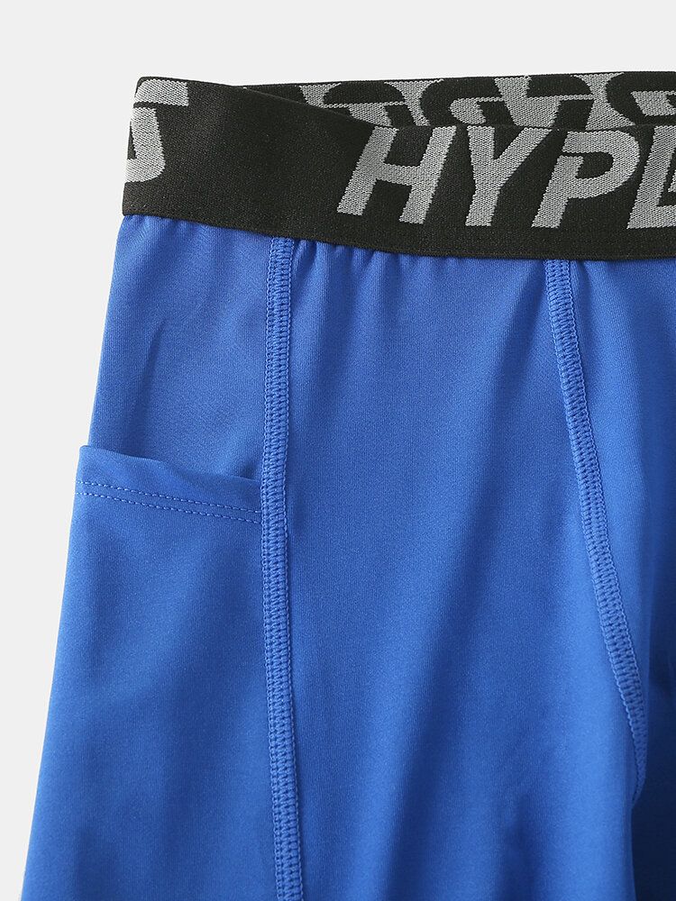 Pantalones Cortos Para Correr Para Hombre Elásticos De Secado Rápido Transpirables Deportivos De Entrenamiento Físico Para Correr