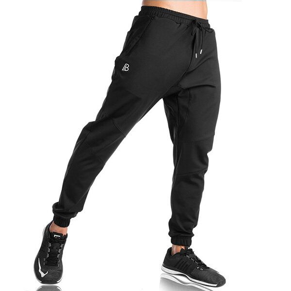 Pantalones Deportivos Casuales De Entrenamiento Físico Para Correr Para Hombre Pantalones Deportivos De Cintura Elástica De Algodón Transpirable