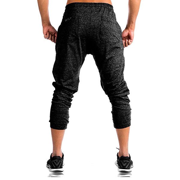 Pantalones Deportivos Casuales De Entrenamiento Físico Para Correr Para Hombre Pantalones Deportivos De Cintura Elástica De Algodón Transpirable