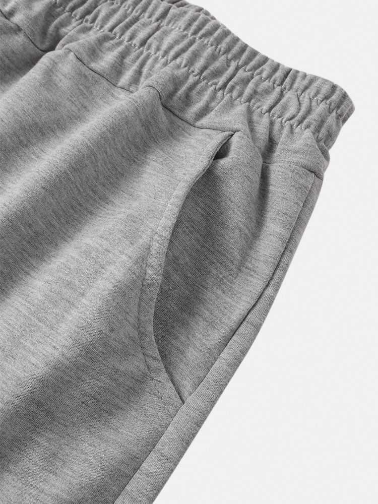 Pantalones De Jogging Gery Con Múltiples Bolsillos De Cintura Elástica De Algodón Para Hombre