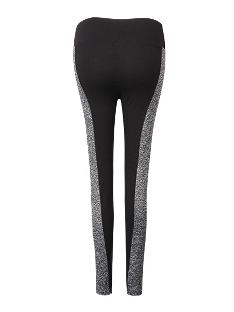 Pantalones De Leggings De Yoga De Entrenamiento De Caderas Elásticas Altas