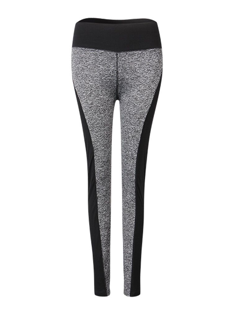 Pantalones De Leggings De Yoga De Entrenamiento De Caderas Elásticas Altas