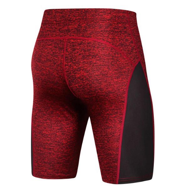 Pro Compression Flower Yarn Sports Tights Pants Pantalones Cortos De Fitness De Secado Rápido Para Hombres