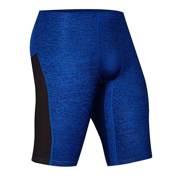 Pro Compression Flower Yarn Sports Tights Pants Pantalones Cortos De Fitness De Secado Rápido Para Hombres