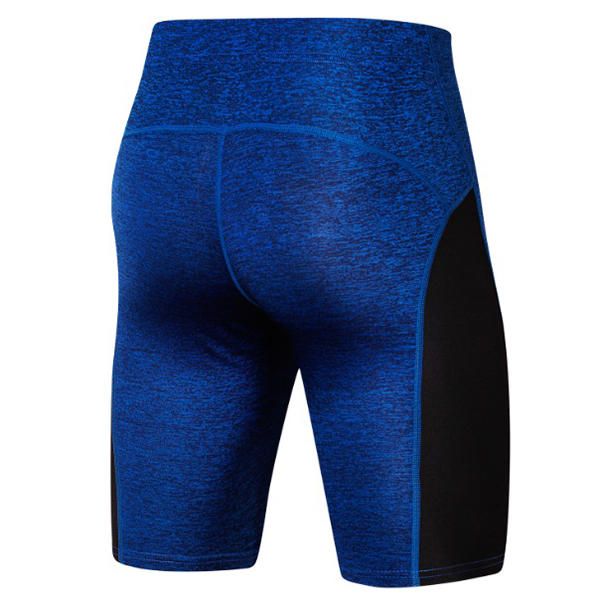 Pro Compression Flower Yarn Sports Tights Pants Pantalones Cortos De Fitness De Secado Rápido Para Hombres