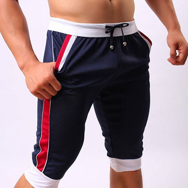 Pro Fitness Jogger Pantalones Deportivos Para Correr Pantalones Cortos Deportivos Con Cordón Informal Para Hombres