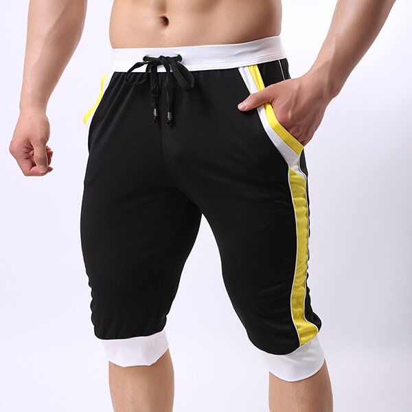 Pro Fitness Jogger Pantalones Deportivos Para Correr Pantalones Cortos Deportivos Con Cordón Informal Para Hombres