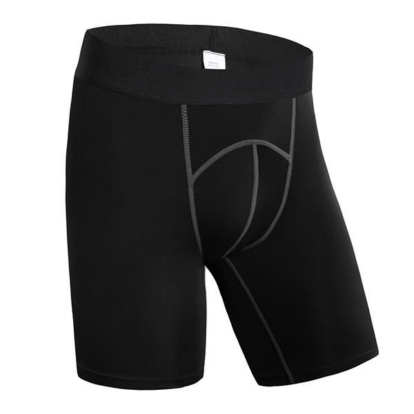 Pro Hombre Sports Running Fitness Pantalones Cortos Ajustados Transpirables De Secado Rápido Pantalones De Fitness