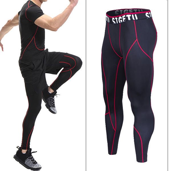 Pro Sports Compression Speed Dry Pantalones Ajustados Pantalones De Fitness Para Correr De Alta Elasticidad