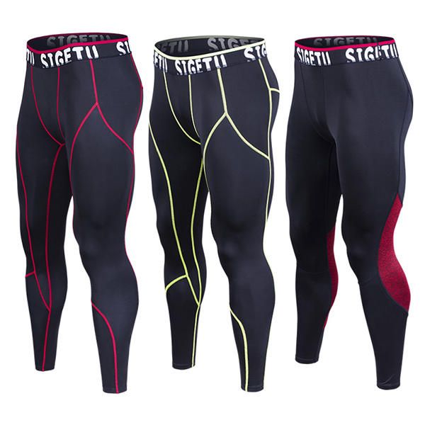 Pro Sports Compression Speed Dry Pantalones Ajustados Pantalones De Fitness Para Correr De Alta Elasticidad