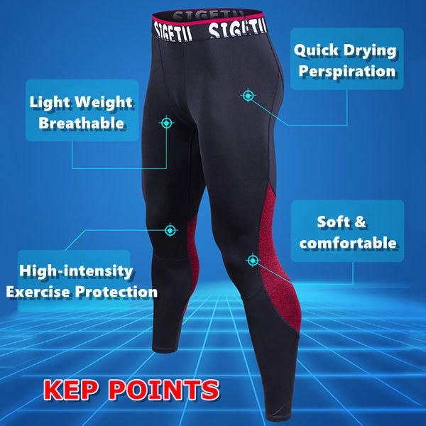 Pro Sports Compression Speed Dry Pantalones Ajustados Pantalones De Fitness Para Correr De Alta Elasticidad