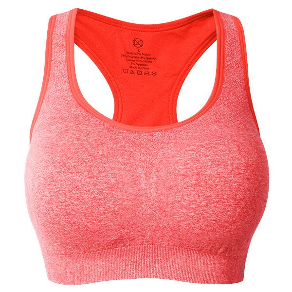 Professional Anti Shake Running Yoga Sports Sin Bordes Sujetador De Secado Rápido Tank Top