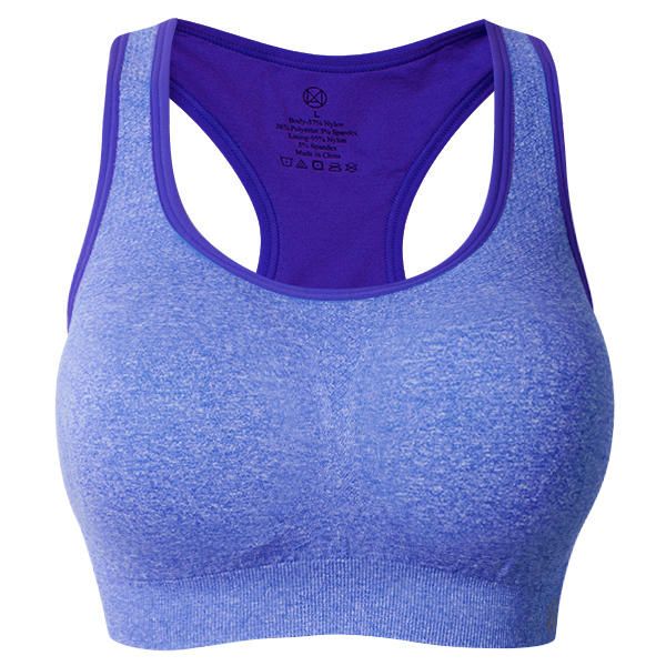 Professional Anti Shake Running Yoga Sports Sin Bordes Sujetador De Secado Rápido Tank Top