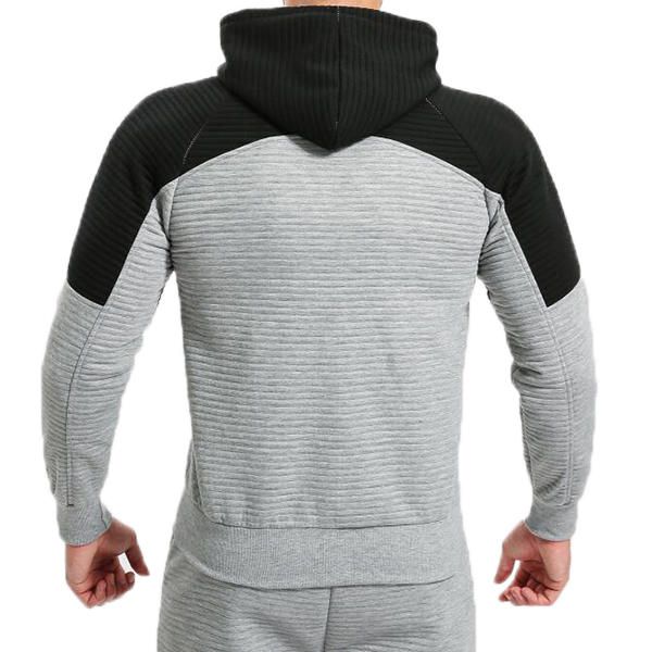 Suéter Con Capucha Para Deportes De Ocio Para Hombres Primavera Otoño Fitness Correr Correr Sudaderas Con Cremallera