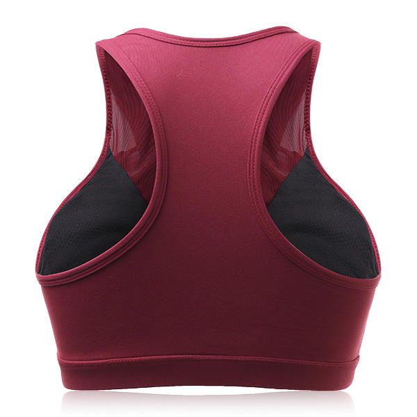 Sujetador Deportivo De Mujer Con Tirantes Cruzados De Cuello Alto Tops De Yoga