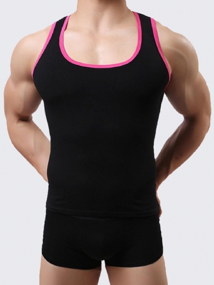 Summer Hombre Fitness Casual Fitness Tank Tops Slim Body Sport Chaleco