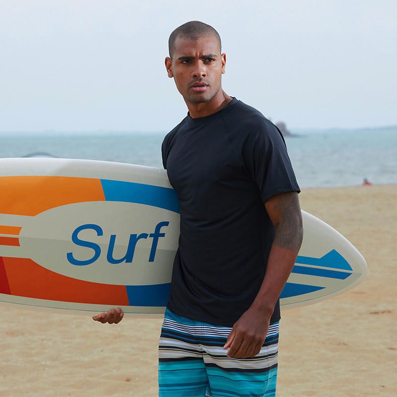 Traje De Baño De Cuello Redondo Transpirable Para Surf De Verano Para Hombre