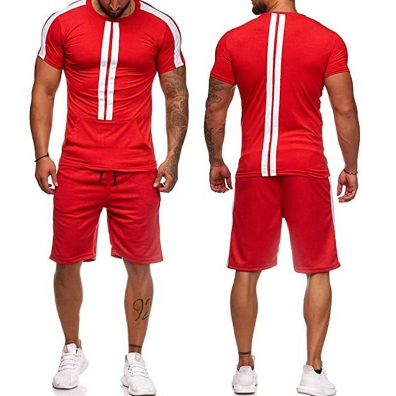 Traje Deportivo Informal De Manga Corta Para Hombre Ropa Deportiva Athleisure