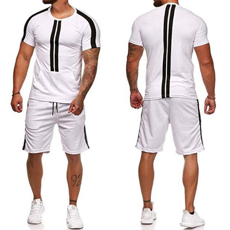 Traje Deportivo Informal De Manga Corta Para Hombre Ropa Deportiva Athleisure