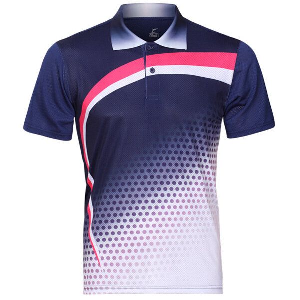 Traje De Entrenamiento De Competición De Bádminton De Secado Rápido Para Hombre Tops Deportivos De Verano