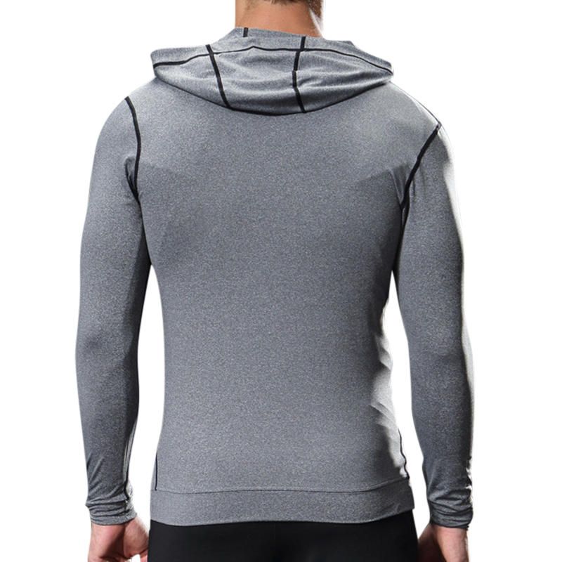 Traje De Entrenamiento Para Hombre Chaqueta Deportiva De Manga Larga Cremallera Reflectante Tops De Entrenamiento Que Absorben La Humedad