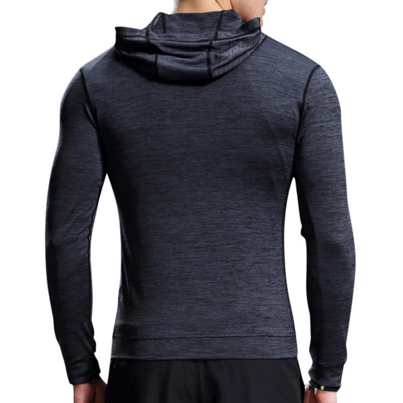 Traje De Entrenamiento Para Hombre Chaqueta Deportiva De Manga Larga Cremallera Reflectante Tops De Entrenamiento Que Absorben La Humedad