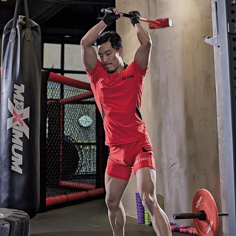 Trajes De Gimnasia De Ropa Deportiva De Entrenamiento De Secado Rápido Transpirable Para Hombre