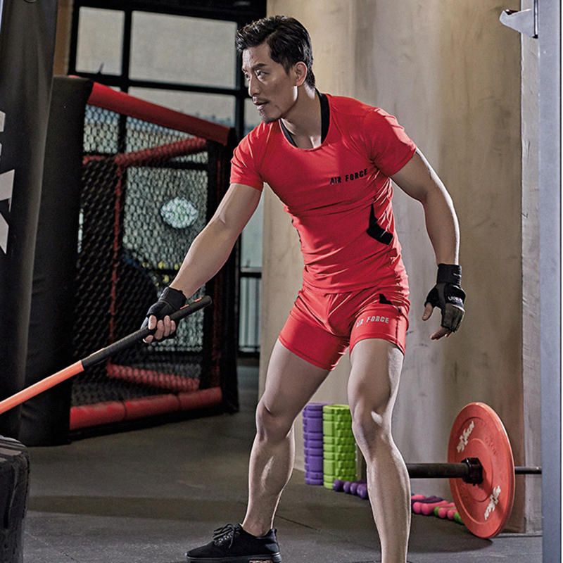 Trajes De Gimnasia De Ropa Deportiva De Entrenamiento De Secado Rápido Transpirable Para Hombre