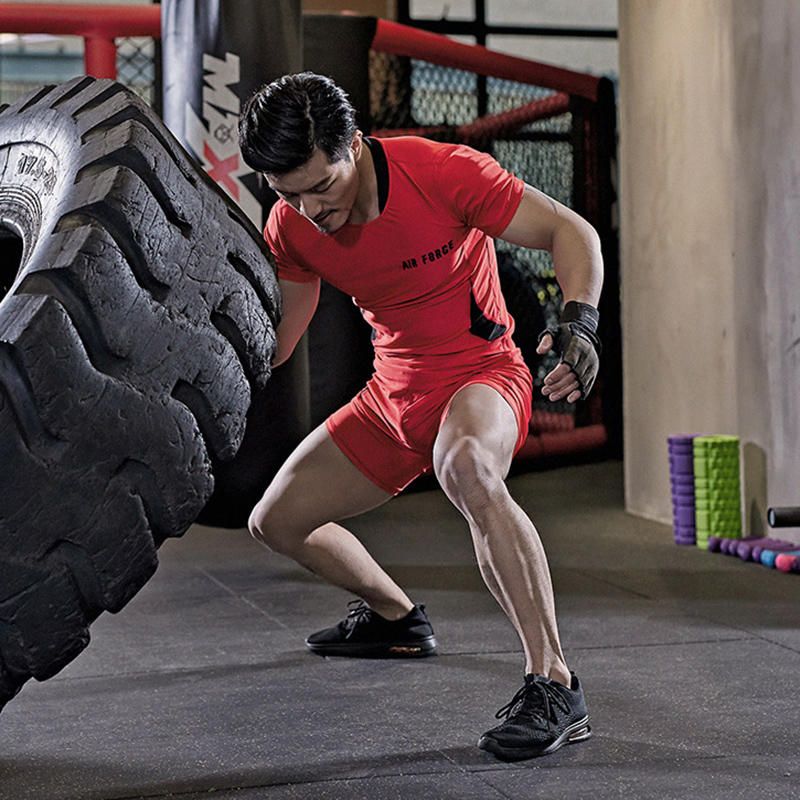 Trajes De Gimnasia De Ropa Deportiva De Entrenamiento De Secado Rápido Transpirable Para Hombre