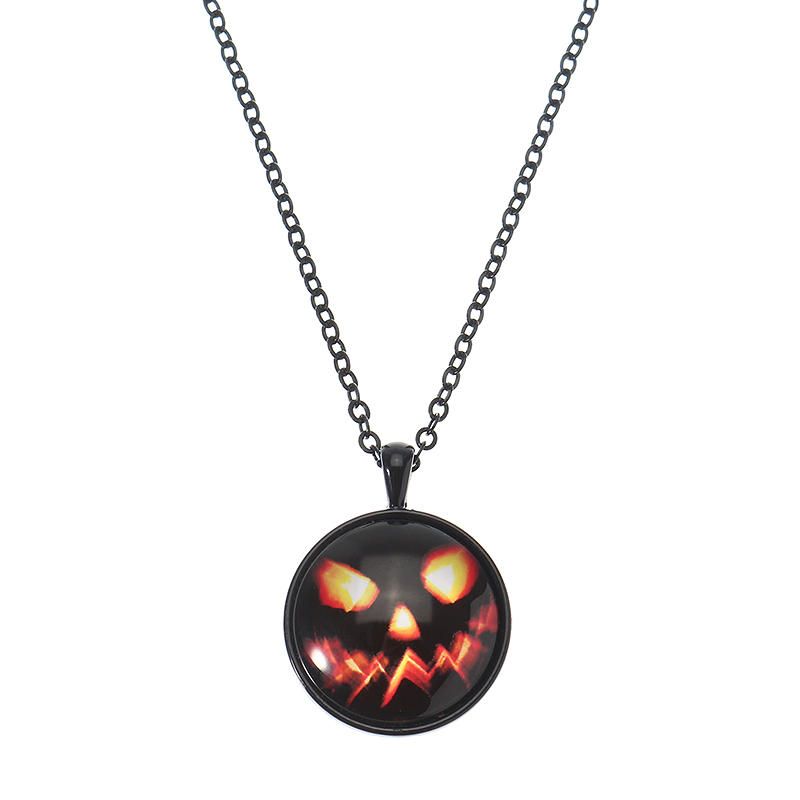 Collar De Bruja De Calabaza De Halloween