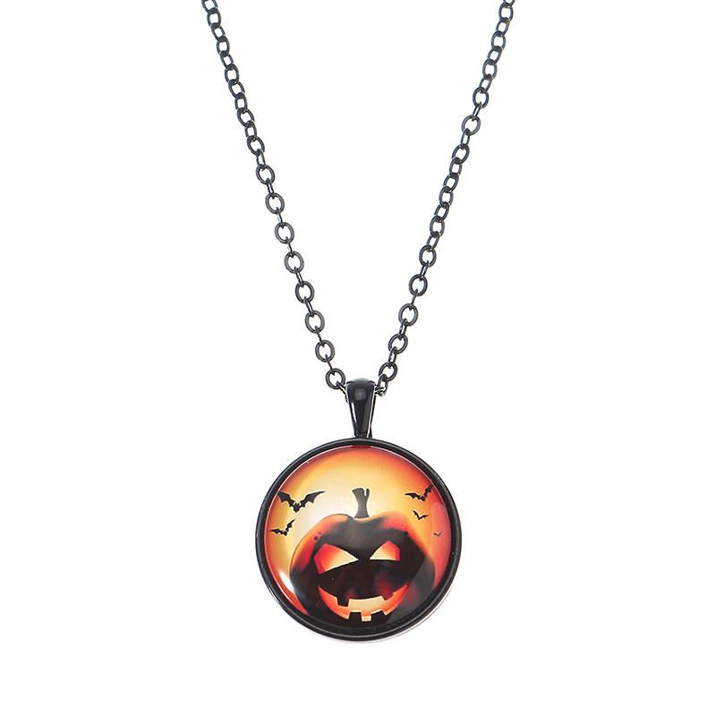 Collar De Bruja De Calabaza De Halloween