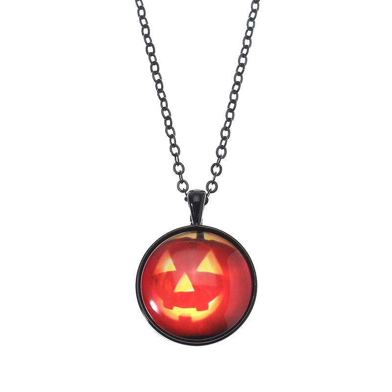 Collar De Bruja De Calabaza De Halloween