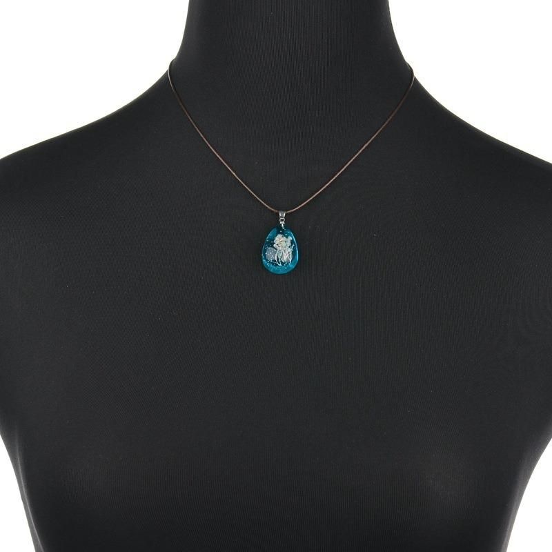 Collar Con Colgante De Flor Seca Estrellada Luminosa Collar De Estilo Casual Para Mujer