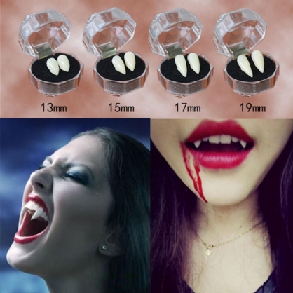 Obtener Cupones Halloween Cosplay Vampire Colmillos Dientes De Hombre Lobo Disfraz De Disfraces Accesorio Diente