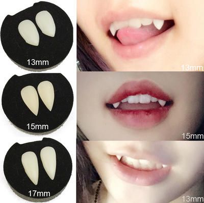 Obtener Cupones Halloween Cosplay Vampire Colmillos Dientes De Hombre Lobo Disfraz De Disfraces Accesorio Diente