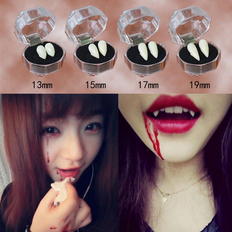 Obtener Cupones Halloween Cosplay Vampire Colmillos Dientes De Hombre Lobo Disfraz De Disfraces Accesorio Diente