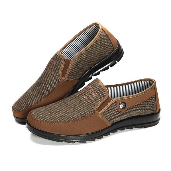 Hombre Slip On Soft Casual Suede Shoes Mocasines Planos Para Exteriores