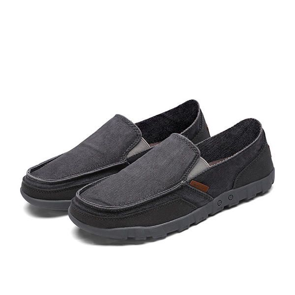 Hombres Casual Slip On Flat Shoes Fashion Round Toe Zapatillas Cómodas