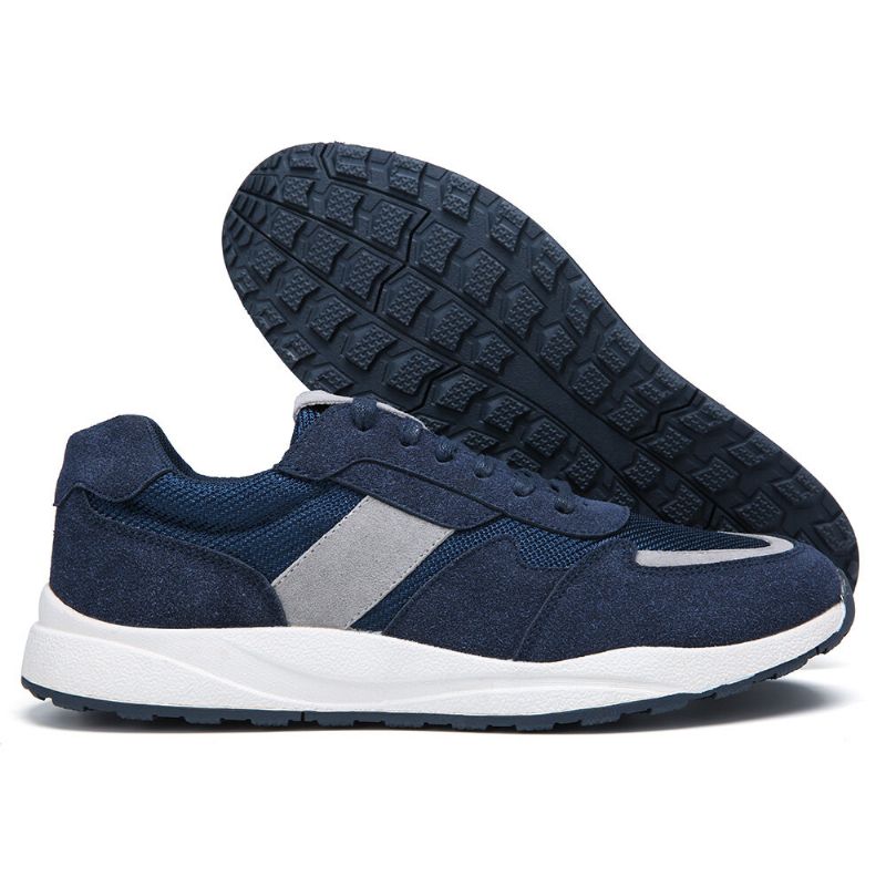 Hombres Colorblock Malla Empalme Zapatos Forrest Transpirables Zapatillas Deportivas Informales