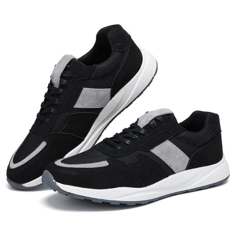 Hombres Colorblock Malla Empalme Zapatos Forrest Transpirables Zapatillas Deportivas Informales