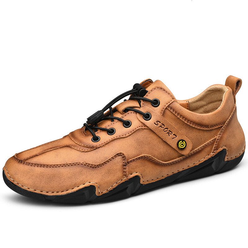 Hombres Microfibra Suave Ligero Antideslizante Conducción Casual Bussiness Zapatos