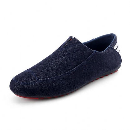 Hombres Zapatos Planos Cómodo Suave Transpirable Casual Al Aire Libre Slip On Flats Mocasines Zapatos