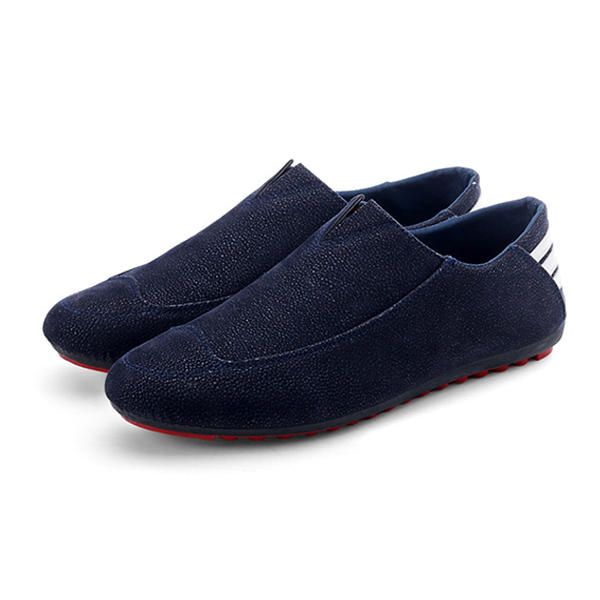 Hombres Zapatos Planos Cómodo Suave Transpirable Casual Al Aire Libre Slip On Flats Mocasines Zapatos